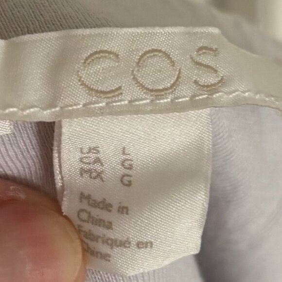 COS light blue summer maxi dress (size Large) - Picture 5 of 6